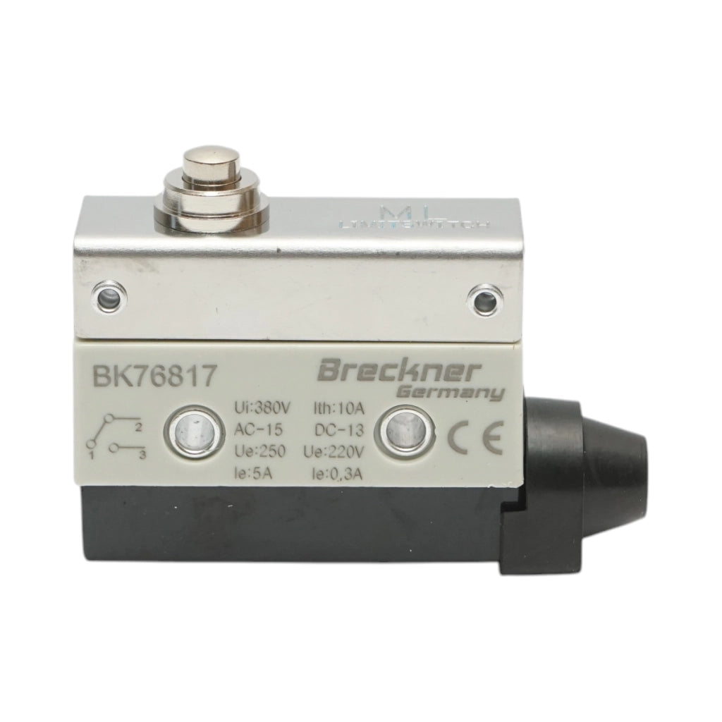 Finecorsa con pulsante a pressione breve 380V AC/250V DC Breckner Germany