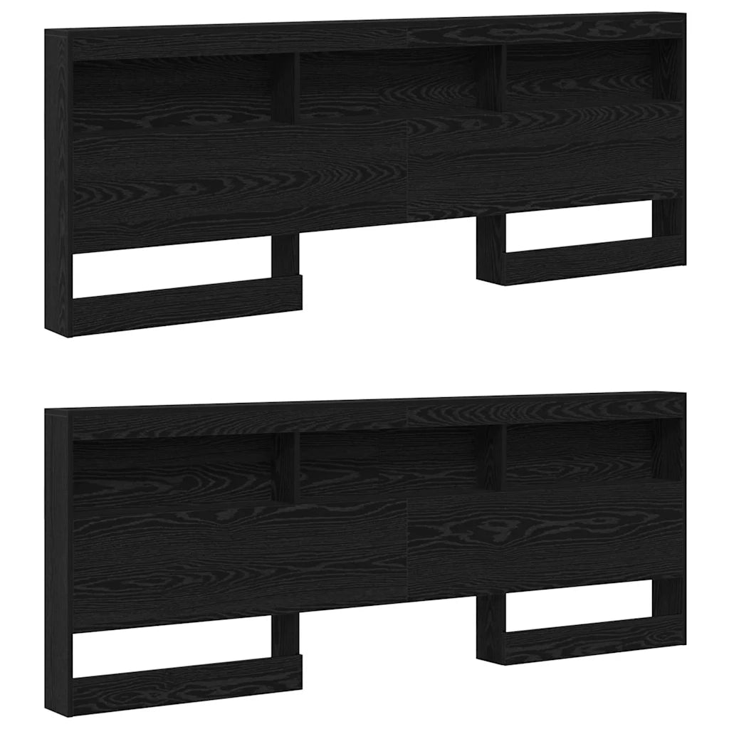 Testata contenitore Rovere Nero 180 cm Legno multistrato 3335510