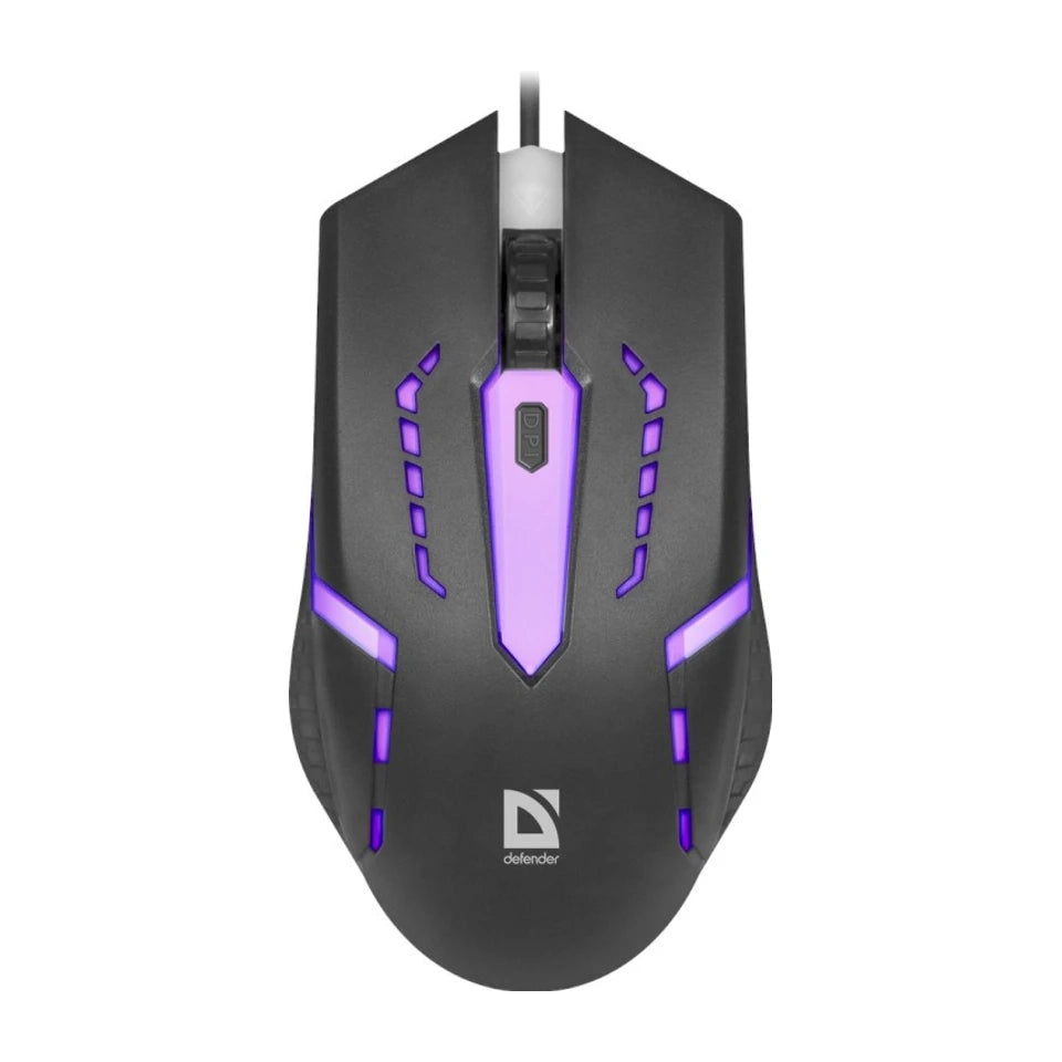 MOUSE DEFENDER FLASH MB-600L OTTICO LED 1200dpi 4P