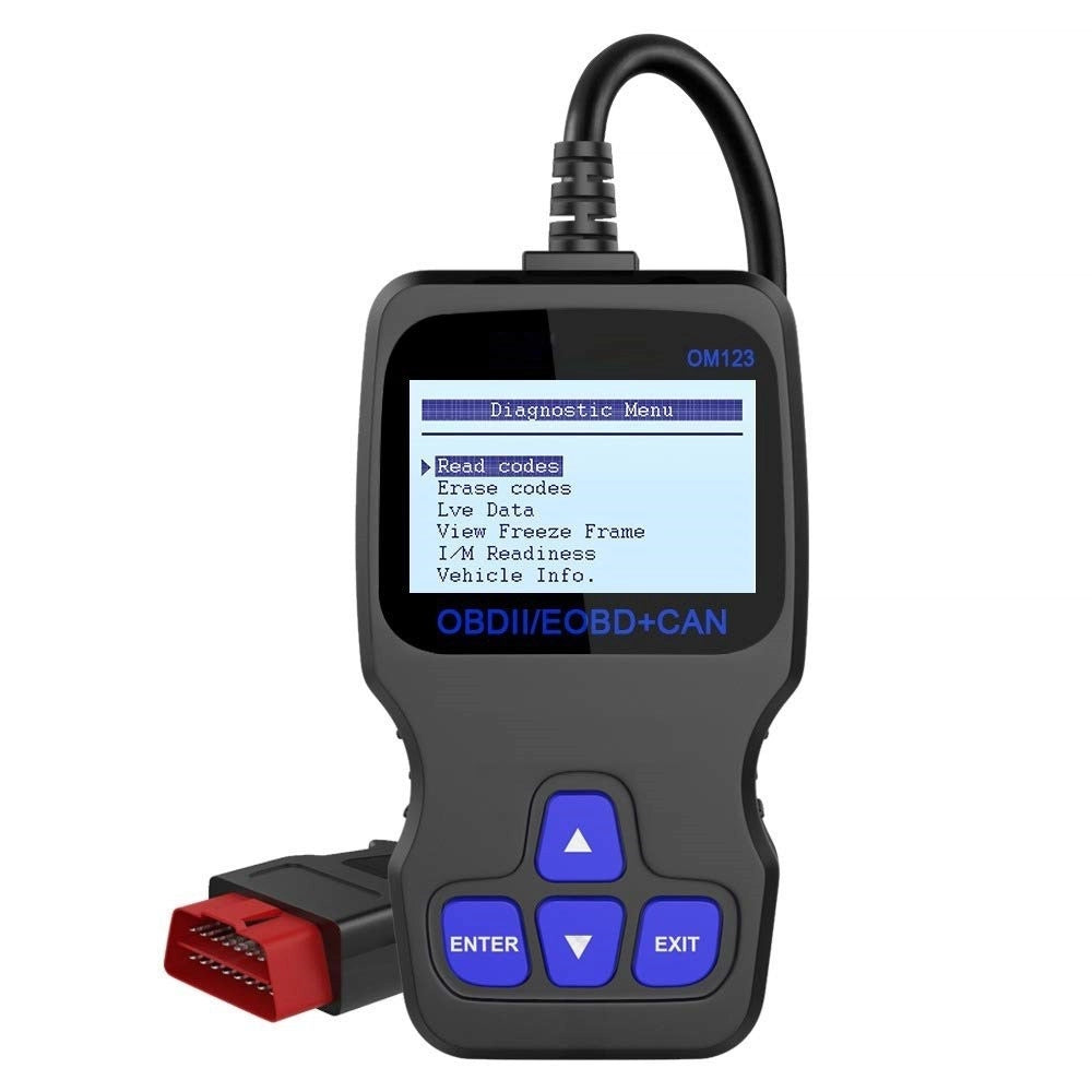 Trade Shop - Scanner Universale Diagnostico Auto Codice Scansione Lettore Om123 Obdii Eobd+can -