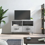 Mobile per TV-Credenza TV-Console TV Grigio Cemento 80x36x50 cm Legno Multistrato 552700