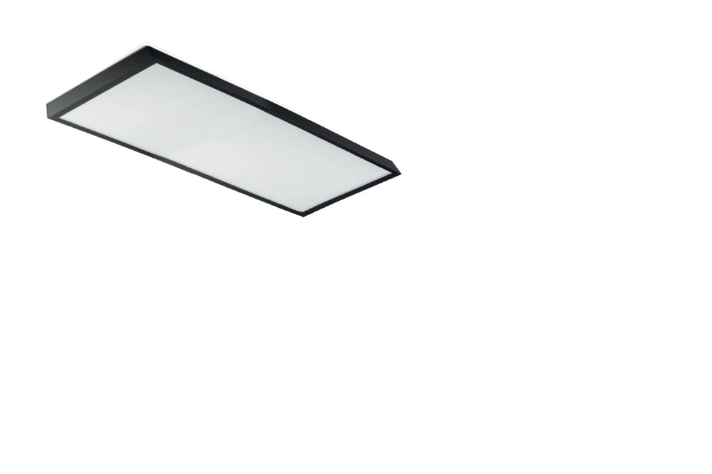 STRUTTURA NERA PER PANNELLO LED 29,8X119,8X4,5CM