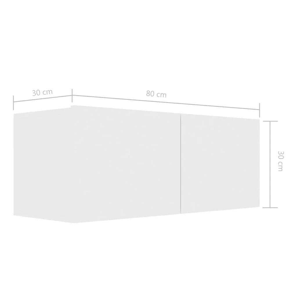 Set di mobili da 8 pezzi tra cui armadio credenza mobile TV televisore per soggiorno camera da letto salotto legno ingegnerizzato bianco 02_0025238
