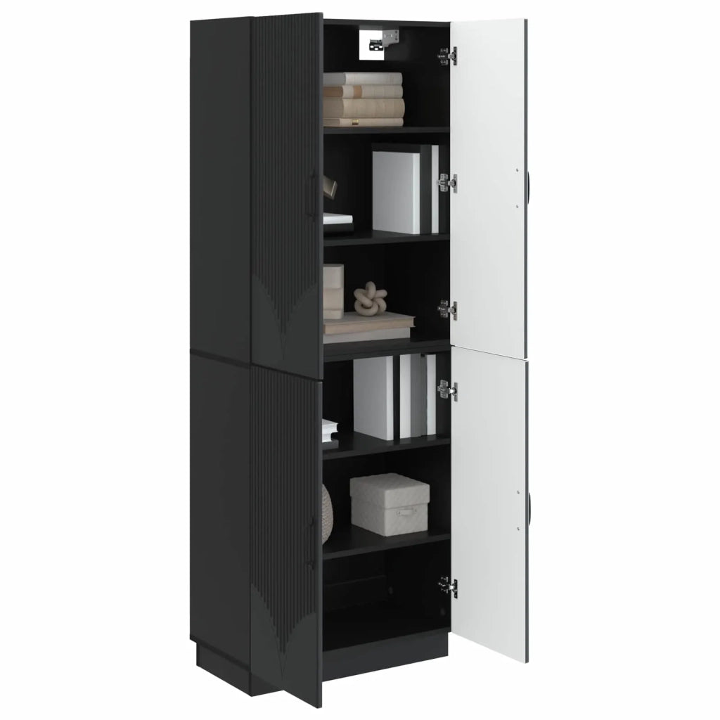 Set di armadi 2 pcs Nero Legno ingegnerizzato 3416782