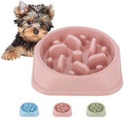 Pavimento Antiscivolo per Ciotole Cani - Lento Alimentazione - Promuove la Salute - Facile da Pulire - Rosa