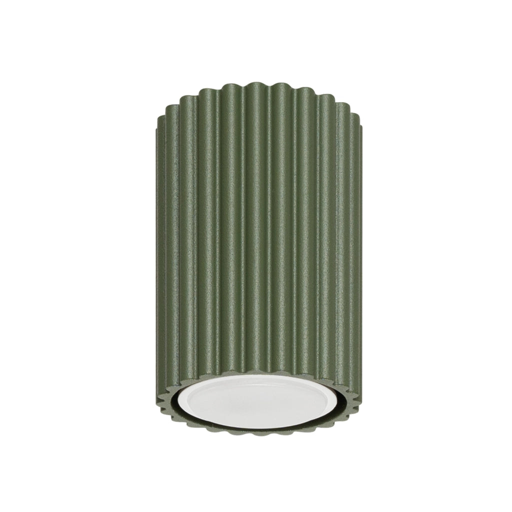 Lampada da soffitto KARBON 10 verde oliva