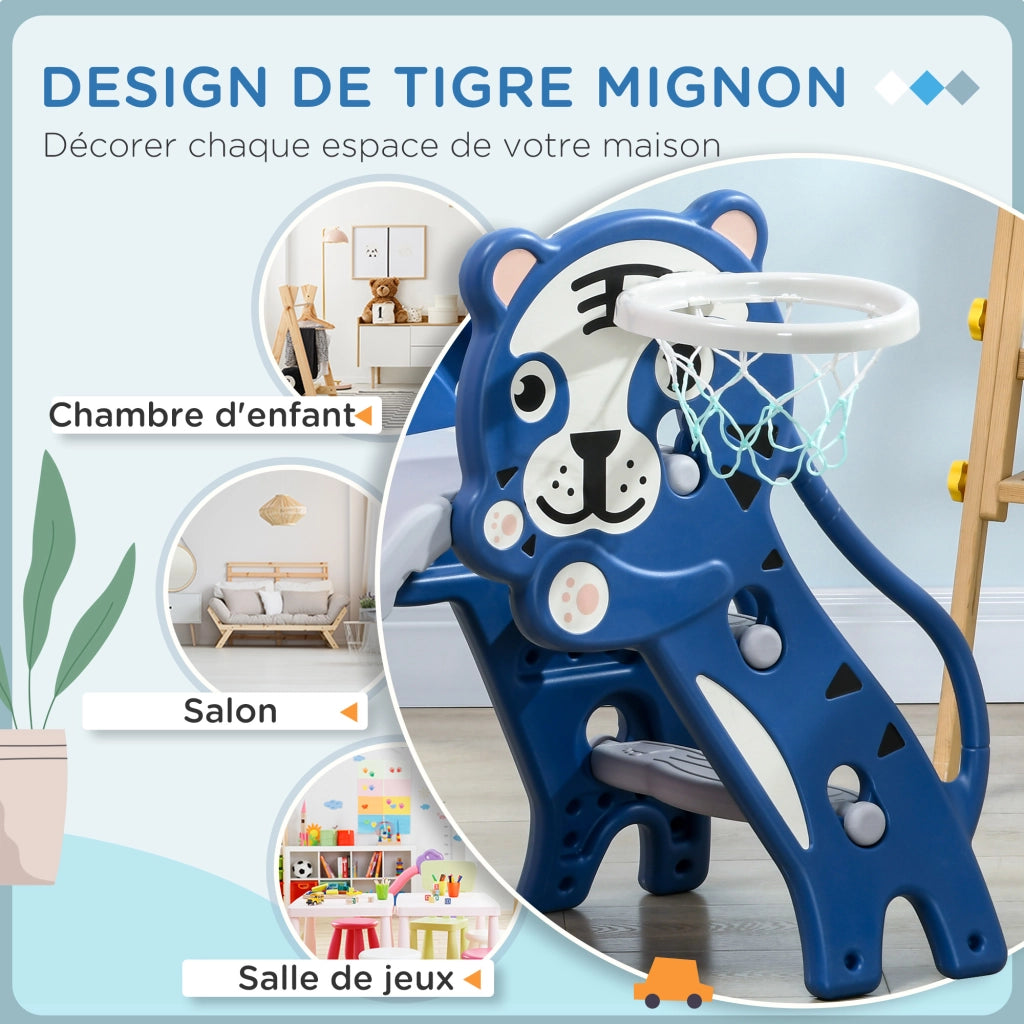 Toboga Bambini con Canestro ¨C zephmum ¨C Blu 18-36 Mesi