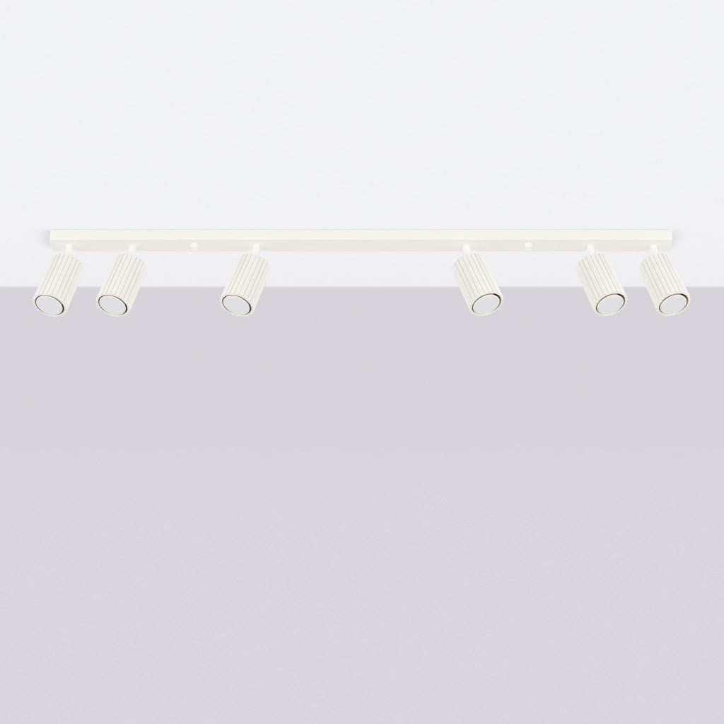 Lampada da soffitto KARBON 6L beige