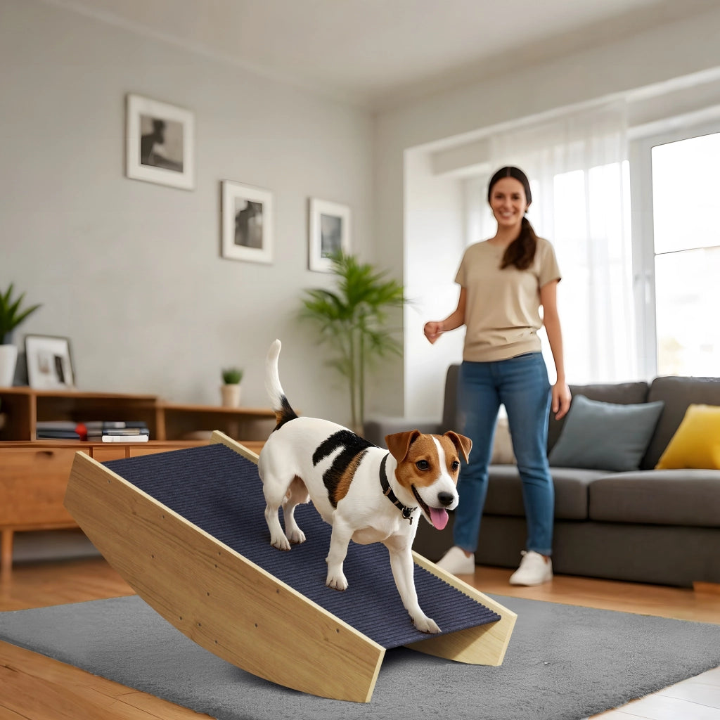 Gioco per Cani Agility 2 in 1 ¨C Minimal ¨C Legno 80x40 cm