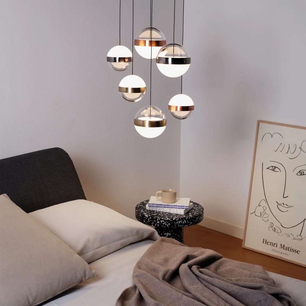 Lampadario Galaxy 3 Luci Led Integrato Bianco