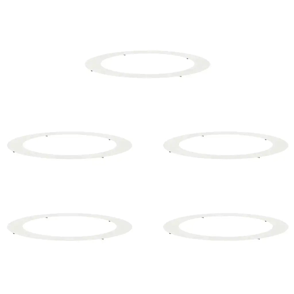 adatto per Anelli d'Albero Piatto 5 pcs Bianco Ø90 / 120 cm 873721