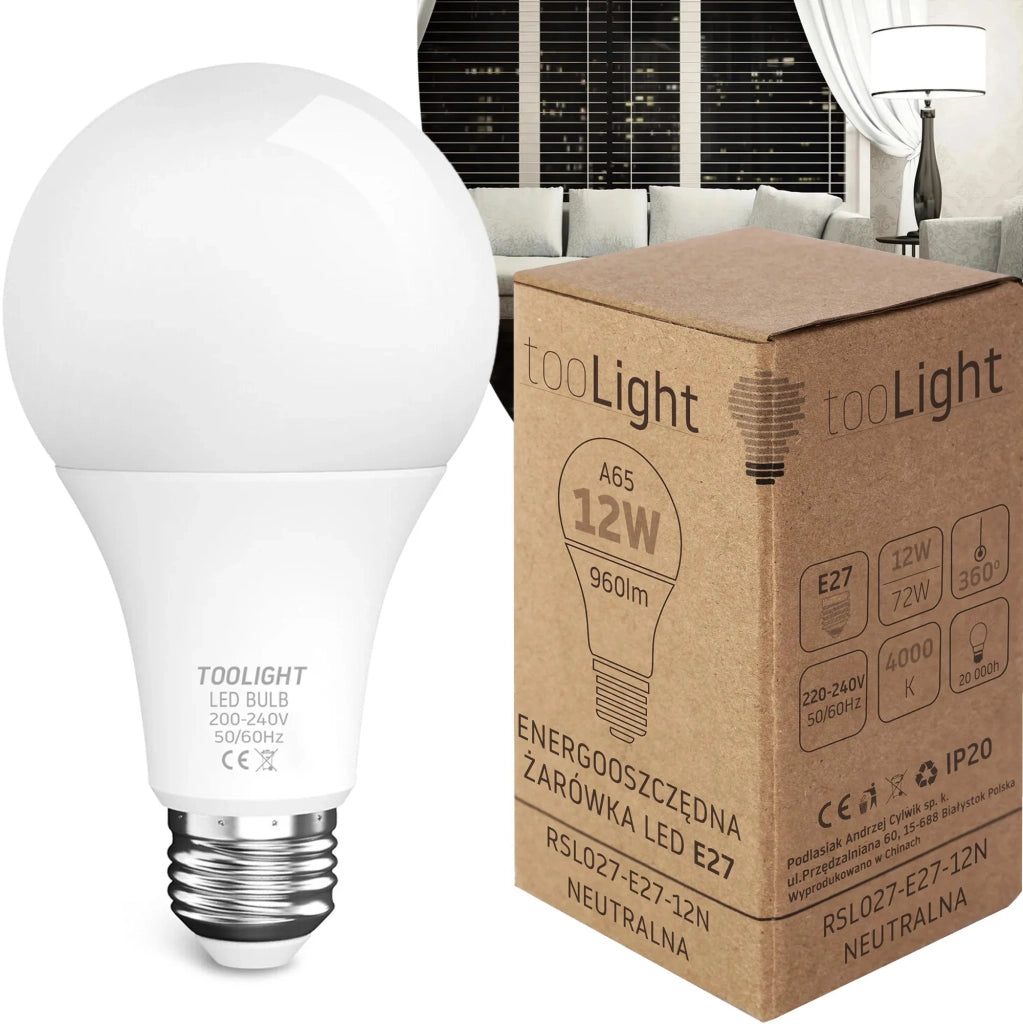 Bulbo Led Rsl027 E27 12w Neutral
