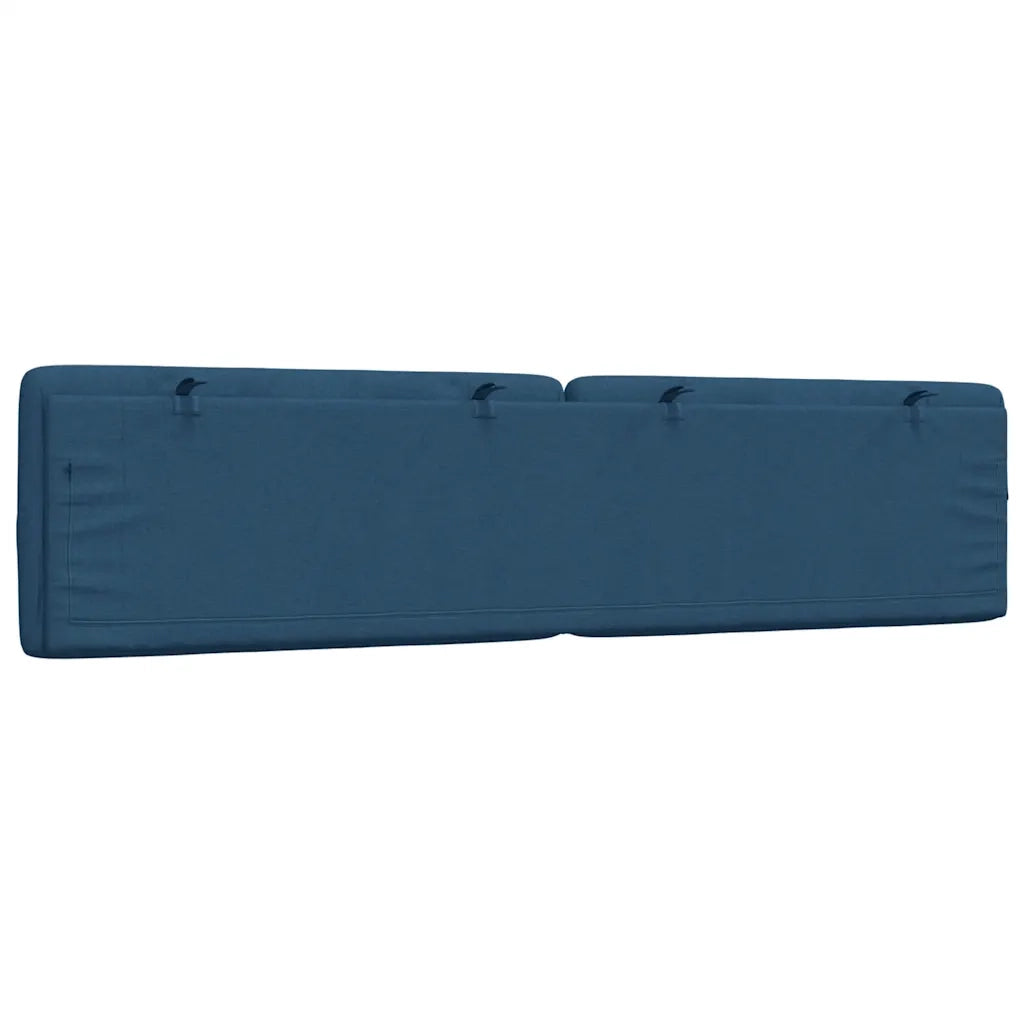 Cuscino Testiera Blu 200 cm in Tessuto 4019246