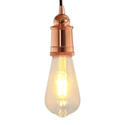 Portalampada 2 pz Oro Rosa E27