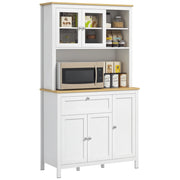 Armadio da Cucina con 5 Ante e Ripiani Regolabili ¨C Minimal ¨C Bianco 100x40x180