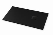 Piatto doccia Ardesia extra piatto 90X160 cm colore Nero RAL 9005 griglia Nera