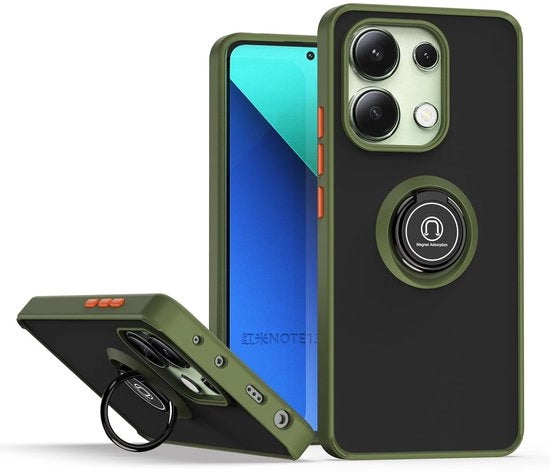 Hoesa per Xiaomi Redmi Note 13 4G - Resistente allo shock con Ringhouder
