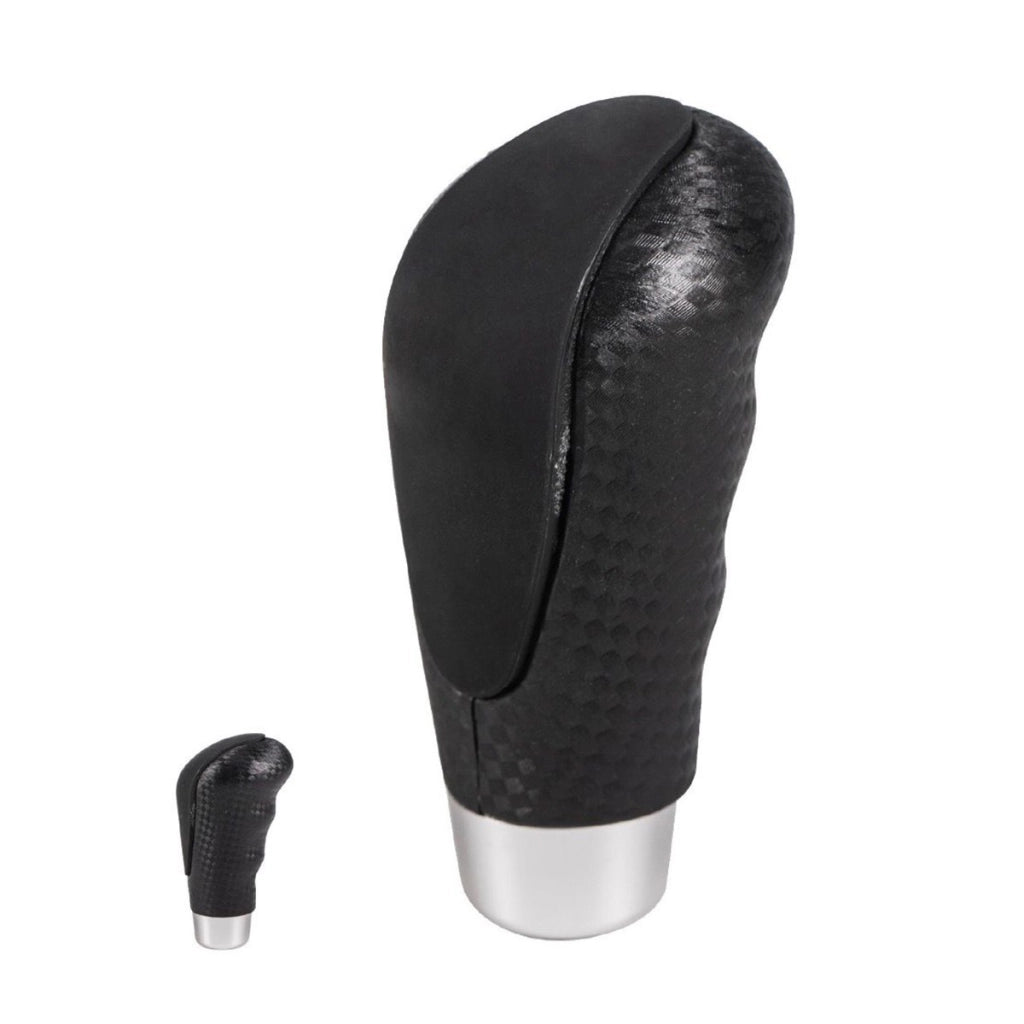 POMELLO CAMBIO UNIVERSALE AUTO NERO DESIGN SPORTIVO CON ADATTATORI CTC-010