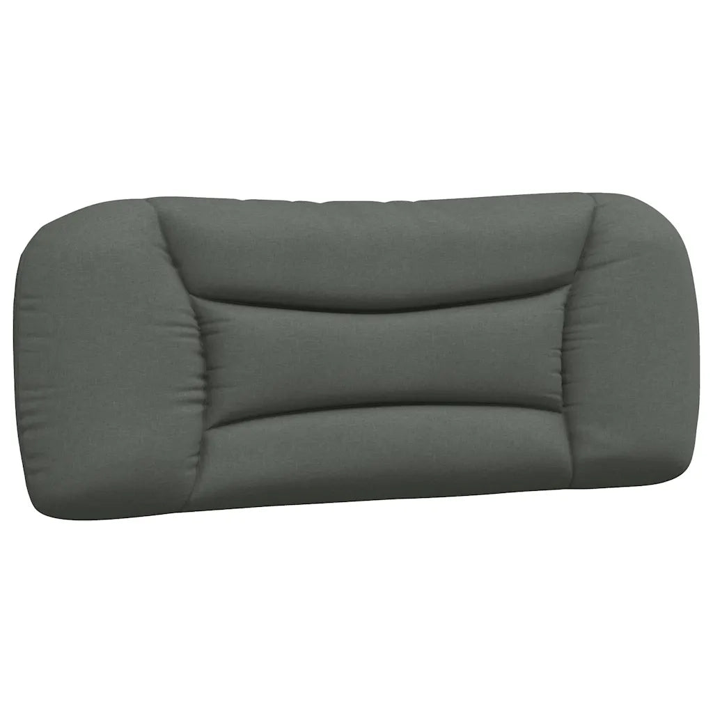 Letto singolo | Letto per adulti | Giroletto senza Materasso Hvar Grigio Scuro 100x200 cm Tessuto