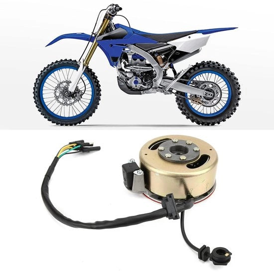 Stator di Accensione Adatto per Motocicletta Lifan 50-125cc - 12V Spazzolino di Illuminazione - Riparazione - Motocicletta Dirt Bike - Motore - Installazione Facile - Stator di Motore