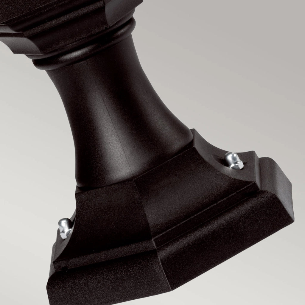 Lampada esterna a colonna nera E27 60W Kinsale Elstead