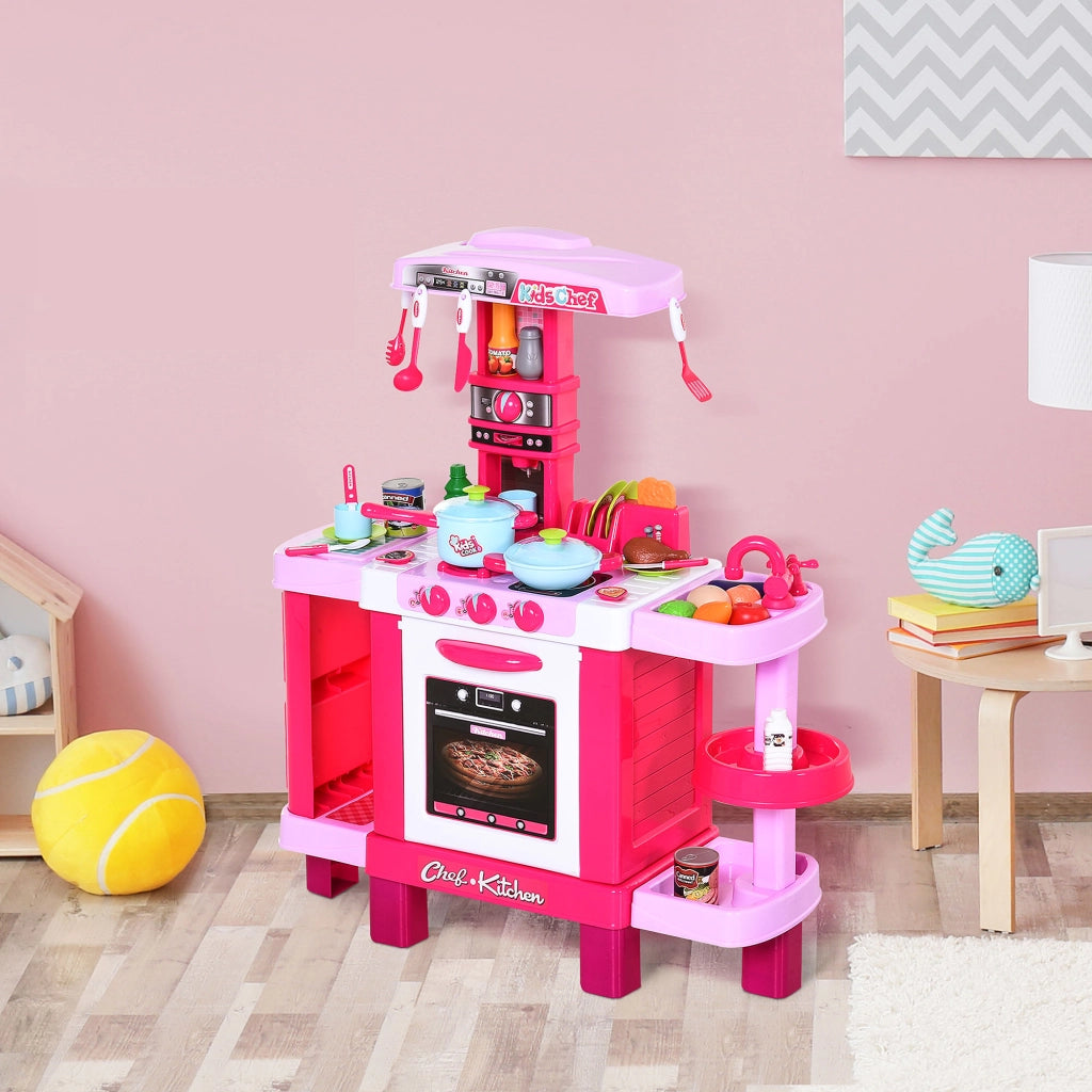 Cucina Giocattolo per Bambini ¨C zephmum ¨C 78x29x87 cm Rosa