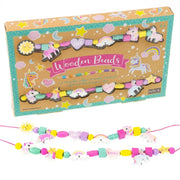 wooden beads set unicorni
