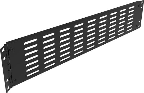 Pannello di separazione con cerniera e ventilazione - Barriera per cabinet di rete e server - 2 pezzi