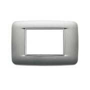 PLACCA ROUND VETRO 3M ARGENTO MIRROR