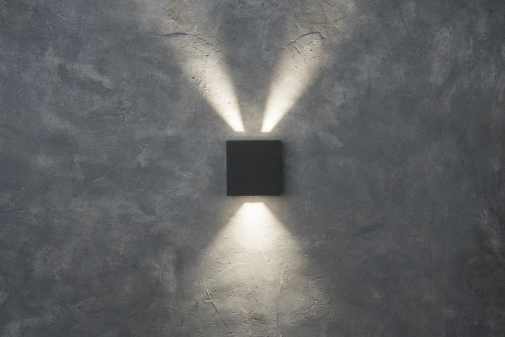 Applique da esterno LED 10W Gemini Beams antracite Lutec