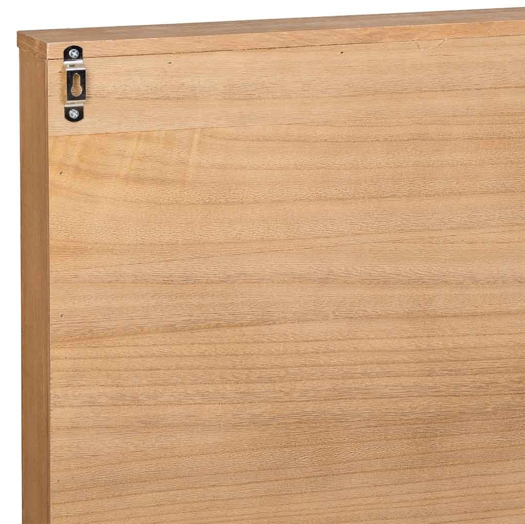 Testiera in legno marrone 160x07x100