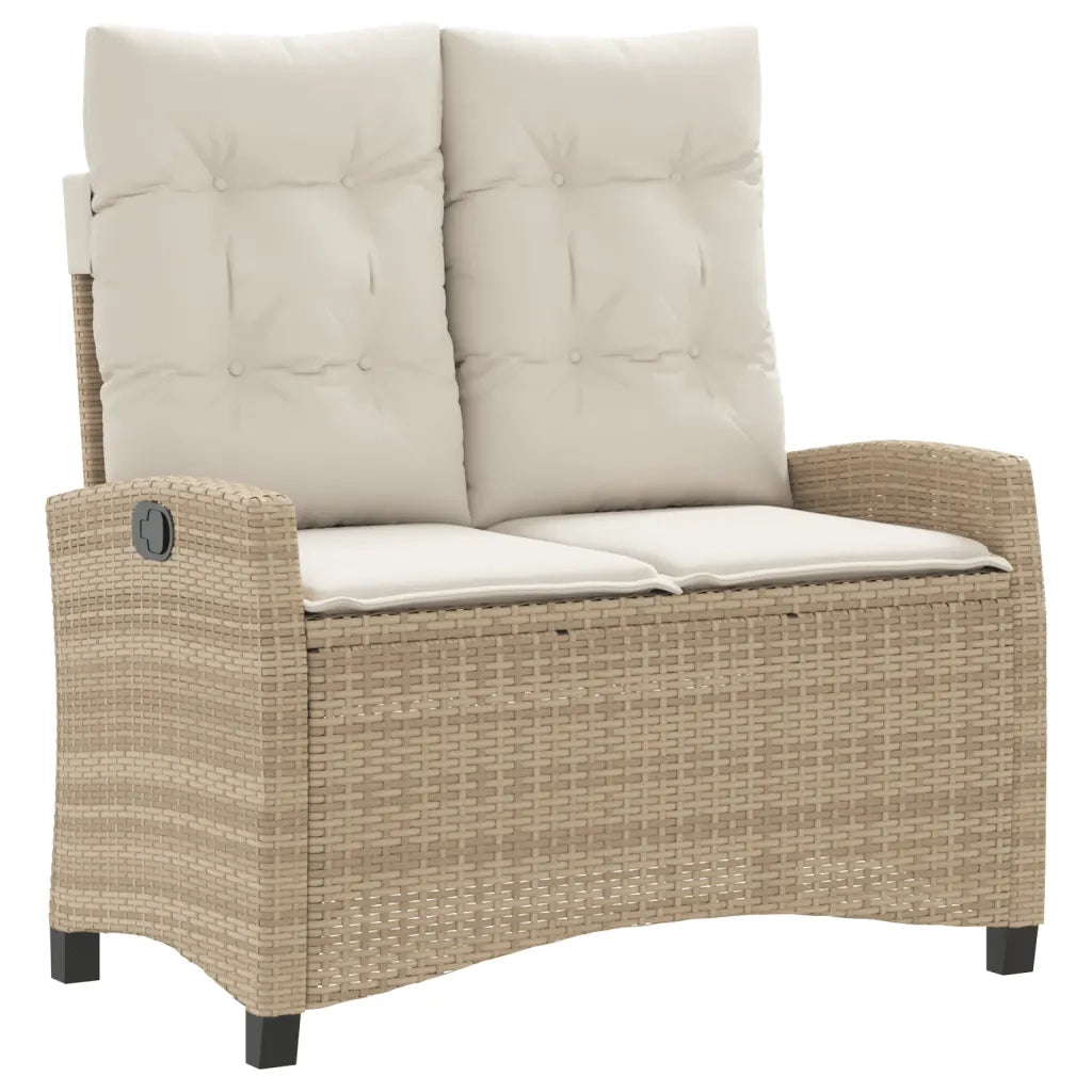 Set da Pranzo da Giardino 4 pz con Cuscini Beige in Polyrattan 3277417