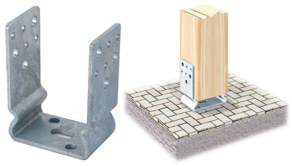 PIASTRA 791 SUPPORTO ANCOR U ZINC FUOCO 60X 81 MM- ALDEGHI LUIGI SPA- 1,0 pz