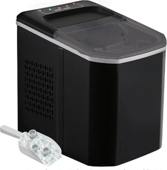 Igloo Professionale Igsblokjesmachine -  RVS - Verschillende Grootte Blokjes - Zwart