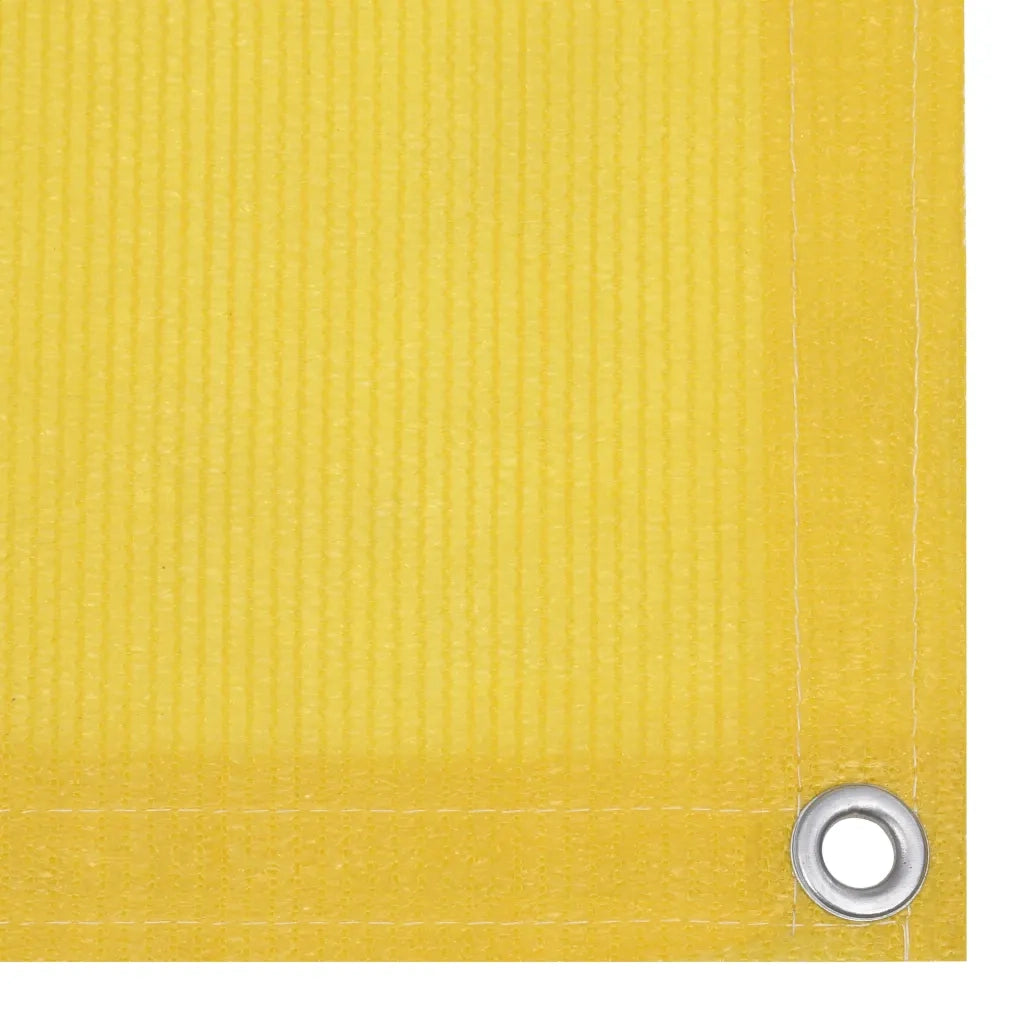 Paravento da Balcone Giallo 120x400 cm in HDPE 311001