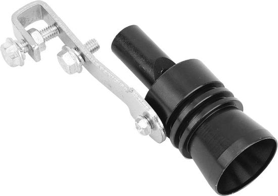 Whistle di Emissione Turbo con Perle di Vetro Glacé XL Nero