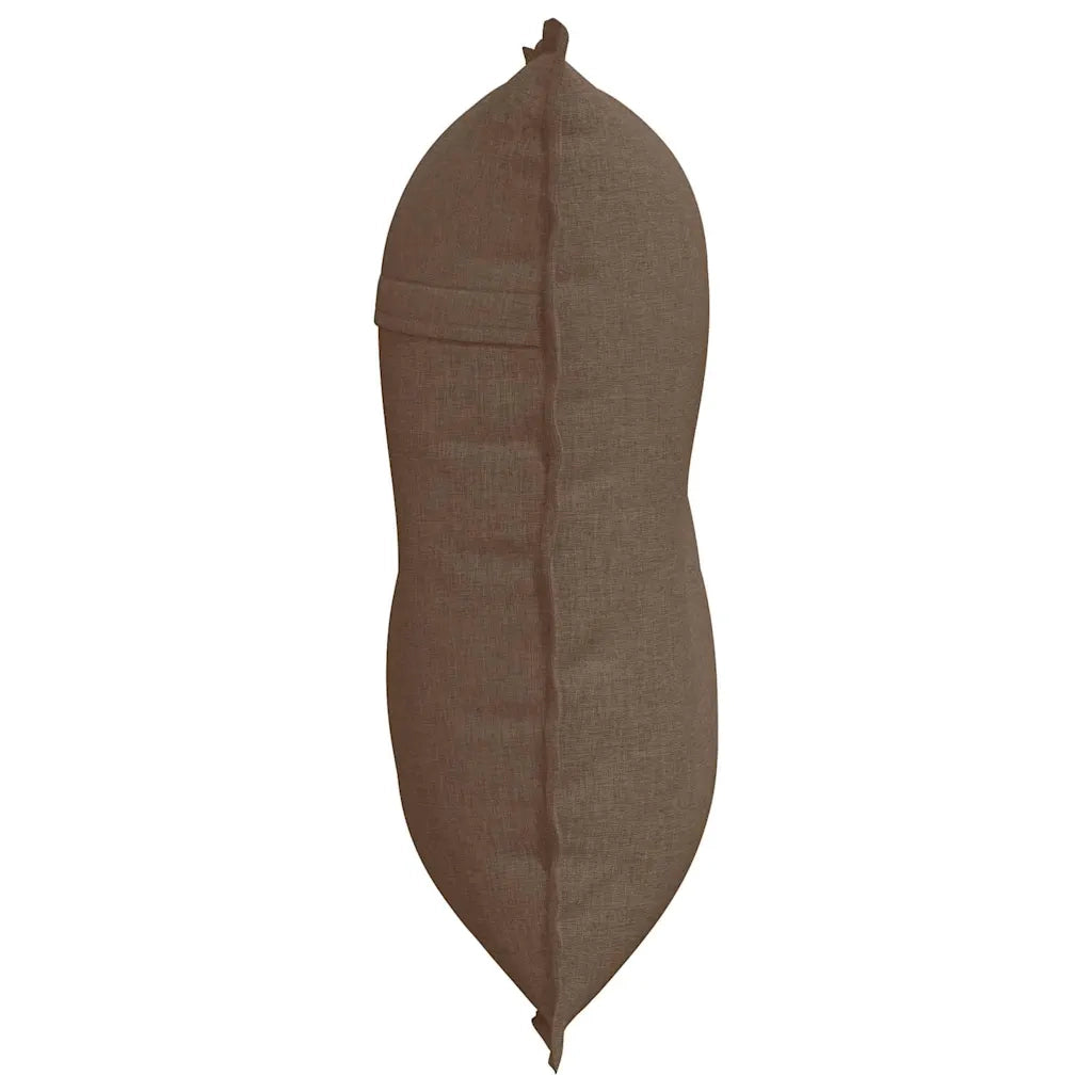 Cuscino per Schiena Marrone 80 x 19 x 50 cm Tessuto 42014705