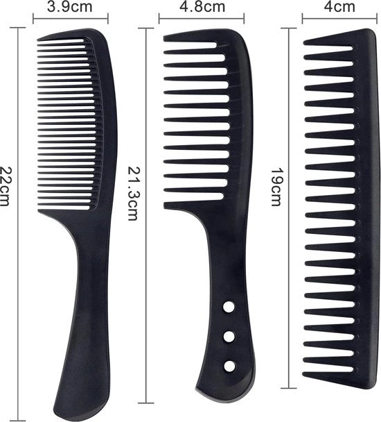 Set di pettini - Set di pettini professionali, 3 pezzi