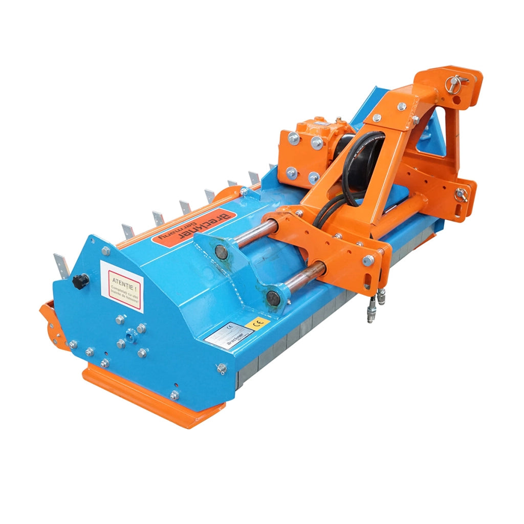 Trinciatrice KFH145 25-50CV con traslazione idraulica e rullo compattatore, cardano incluso 304Kg Breckner Germany