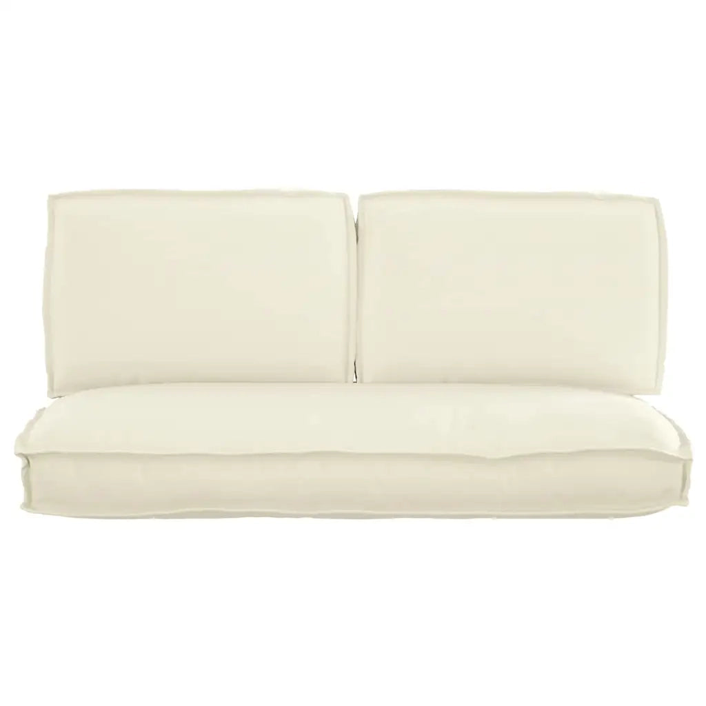 Set di Cuscini 3 pcs Crema Tessuto Oxford 3402111