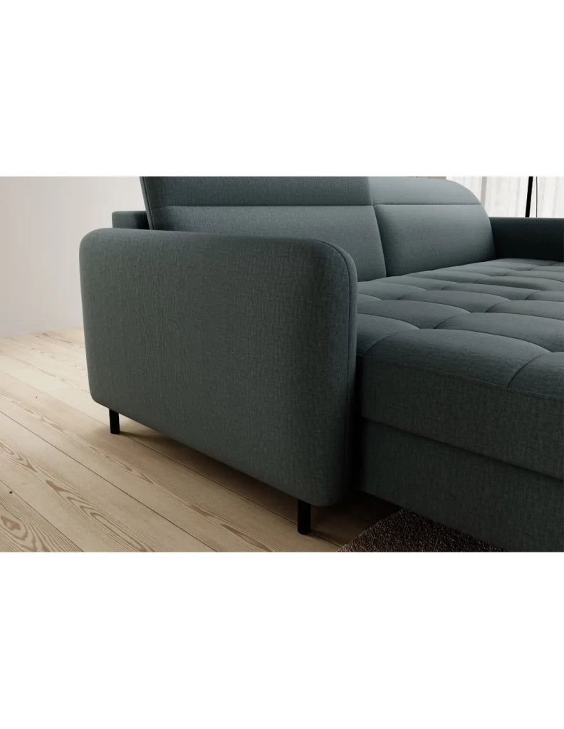 Divano ad angolo collezione GOUMSI colore Verde scuro