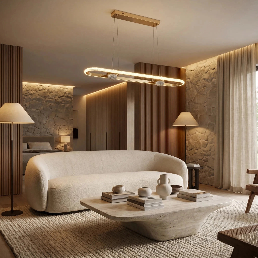 Lampada A Sospensione Da Soffitto Led G159-cp Gold