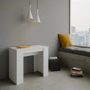 Consolle allungabile 90x48/308 cm Basic bianco frassino