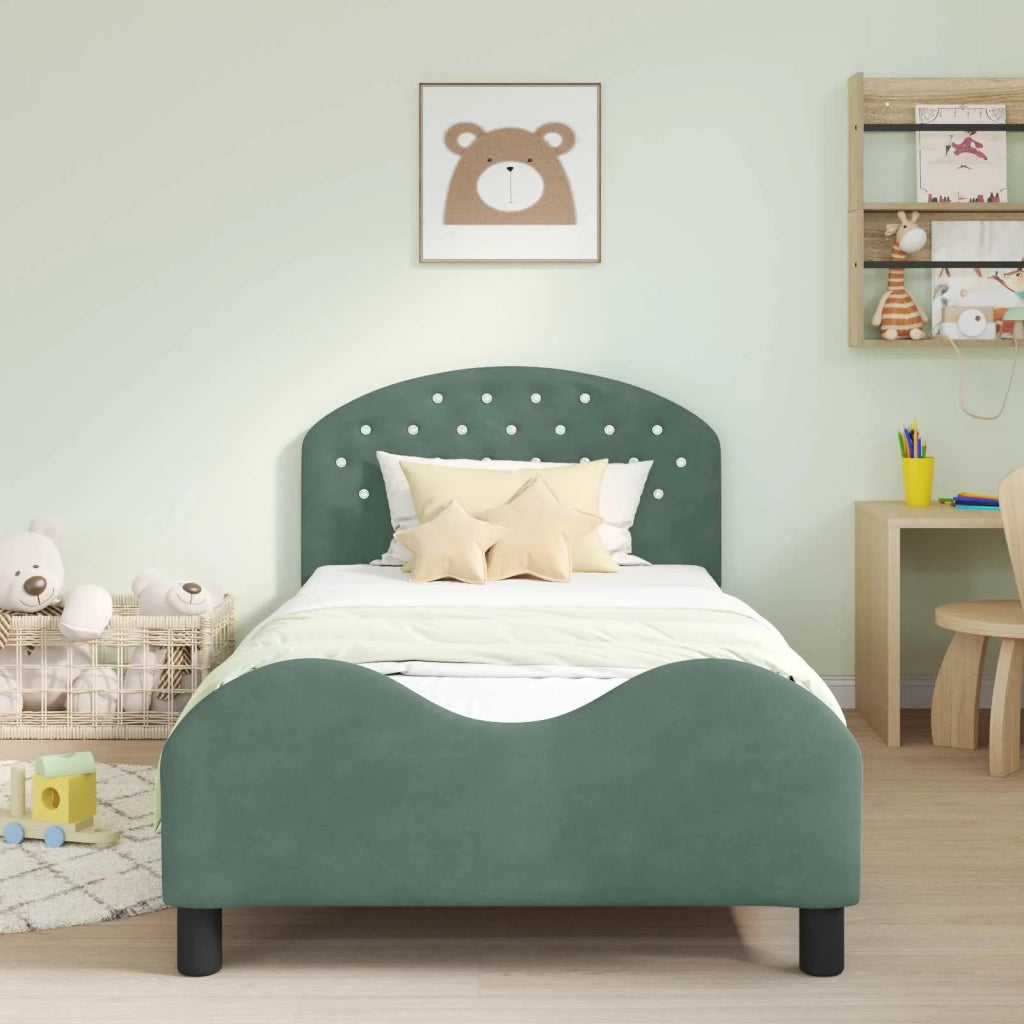 Struttura letto bambini con testata-Giroletto per bambini Verde Mare 80 x 200 cm 900532