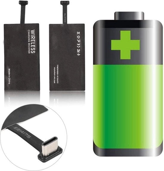 Modulo ricevitore tipo C ultradiscreto per caricamento wireless Qi