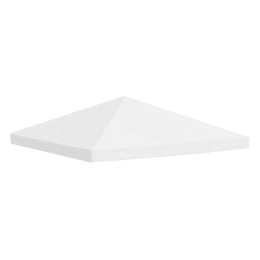 Telo di copertura superiore per gazebo 3x3 mt. Copertura di ricambio in trama Oxford rivestita in PVC. Impermeabile e resistente ai raggi UV. Colore bianco