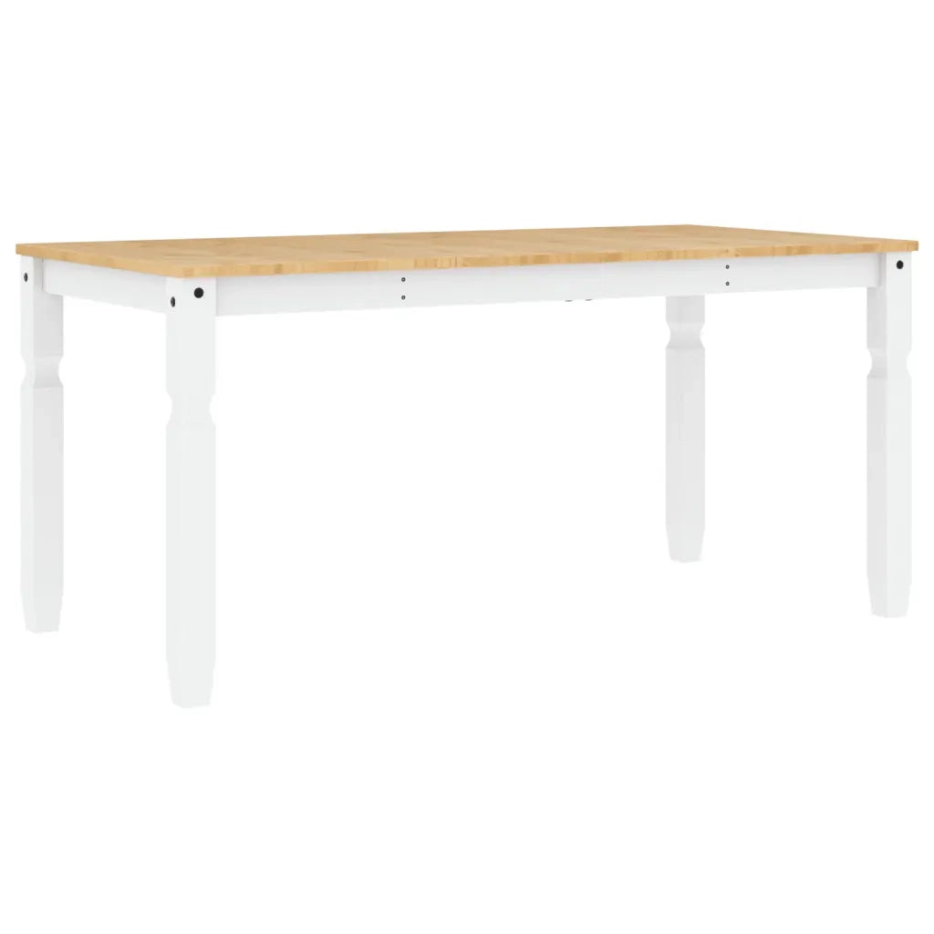 Tavolo da Pranzo | Tavolo da cucina Corona 160x80x75 cm in Legno Massello di Pino