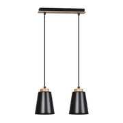 Lampada a sospensione Emibig Bolero 2xE27 nero 40cm