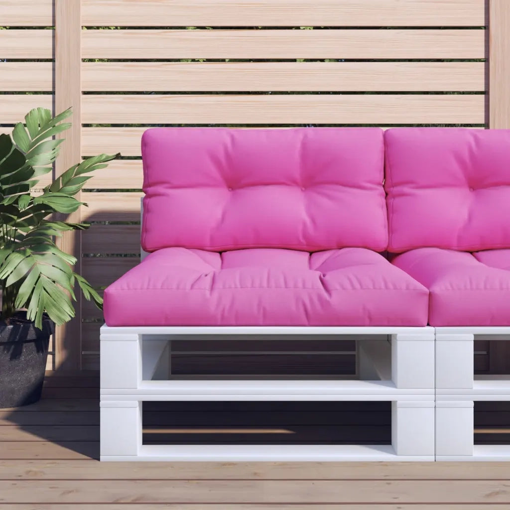 Cuscino per Pallet Rosa 70x40x12 cm in Tessuto 360599