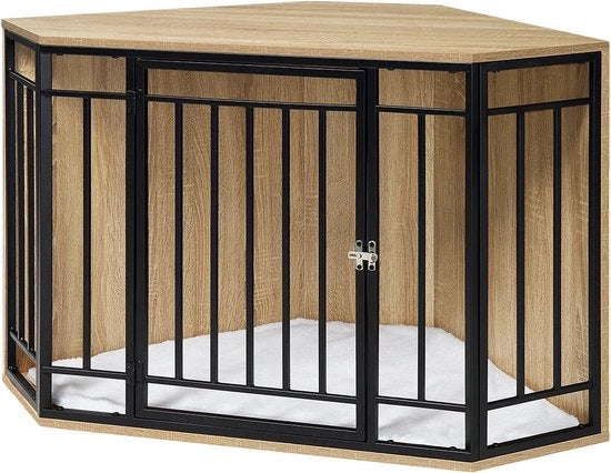 Banchetto per cani con cuscino Sherpa - 111 x 67 x 60